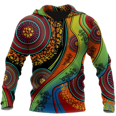 Aboriginal Australia Indigenous Lizard Painting Art shirts for men and women TR2606203S - Amaze Style�?�-Apparel