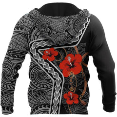 Amazing Polynesian Samoa Tattoo Hoodie-ML - Amaze Style�?�-Apparel