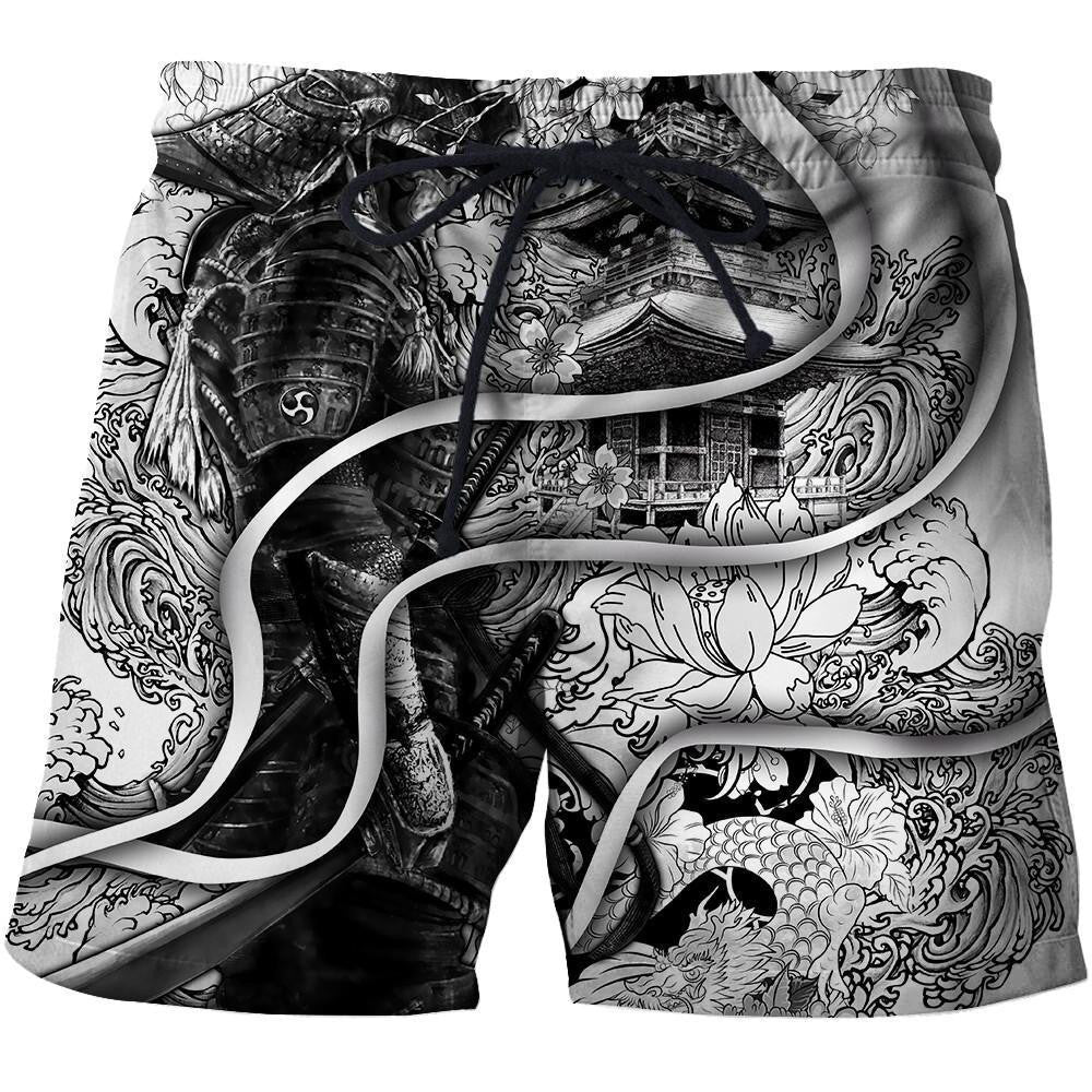 Samurai Tattoo 3D Over Printed Unisex Hoodie-ML - Amaze Style�?�