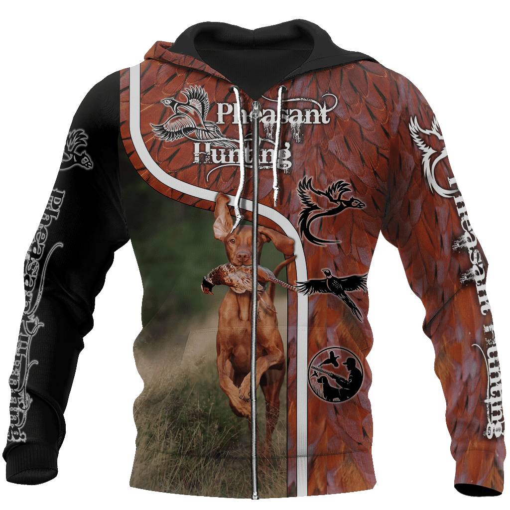 Pheasant Vizsla Hunting 3D All Over Printed Shirts For Men And Women JJ110202 - Amaze Style�?�-Apparel