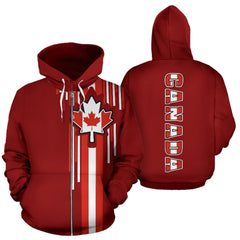 Canada Flag Hoodie - Stripe Lines J9 - Amaze Style�?�