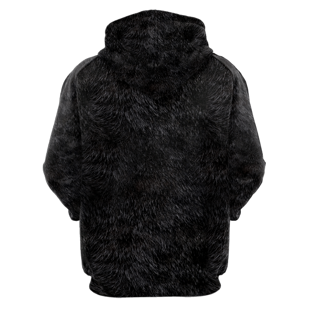 Black Cat face hair premium hoodie sweatshirt cover - Amaze Style�?�-Apparel