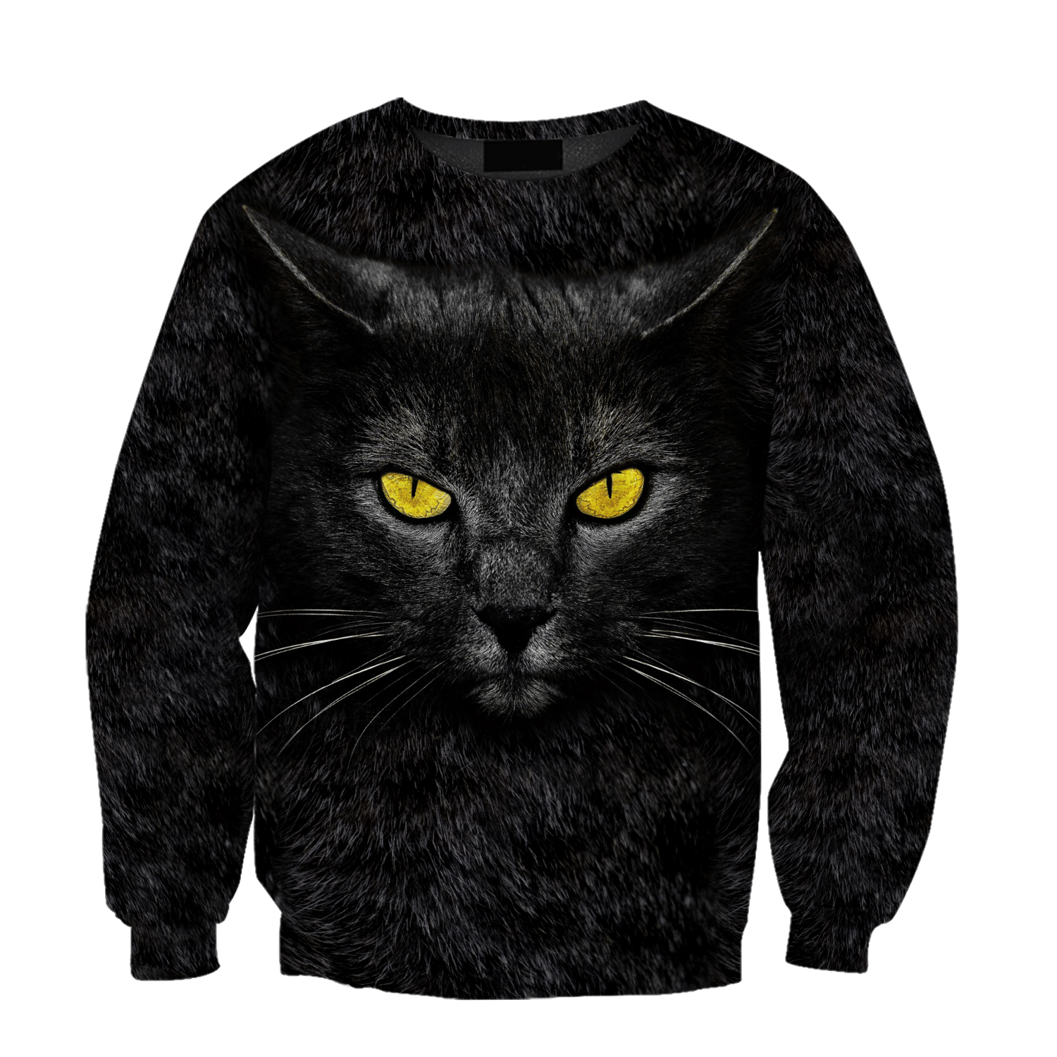 Black Cat face hair premium hoodie sweatshirt cover - Amaze Style�?�-Apparel