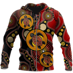 Aboriginal Australia Indigenous Turtles Painting Art shirts for men and women TR2606202S - Amaze Style�?�-Apparel