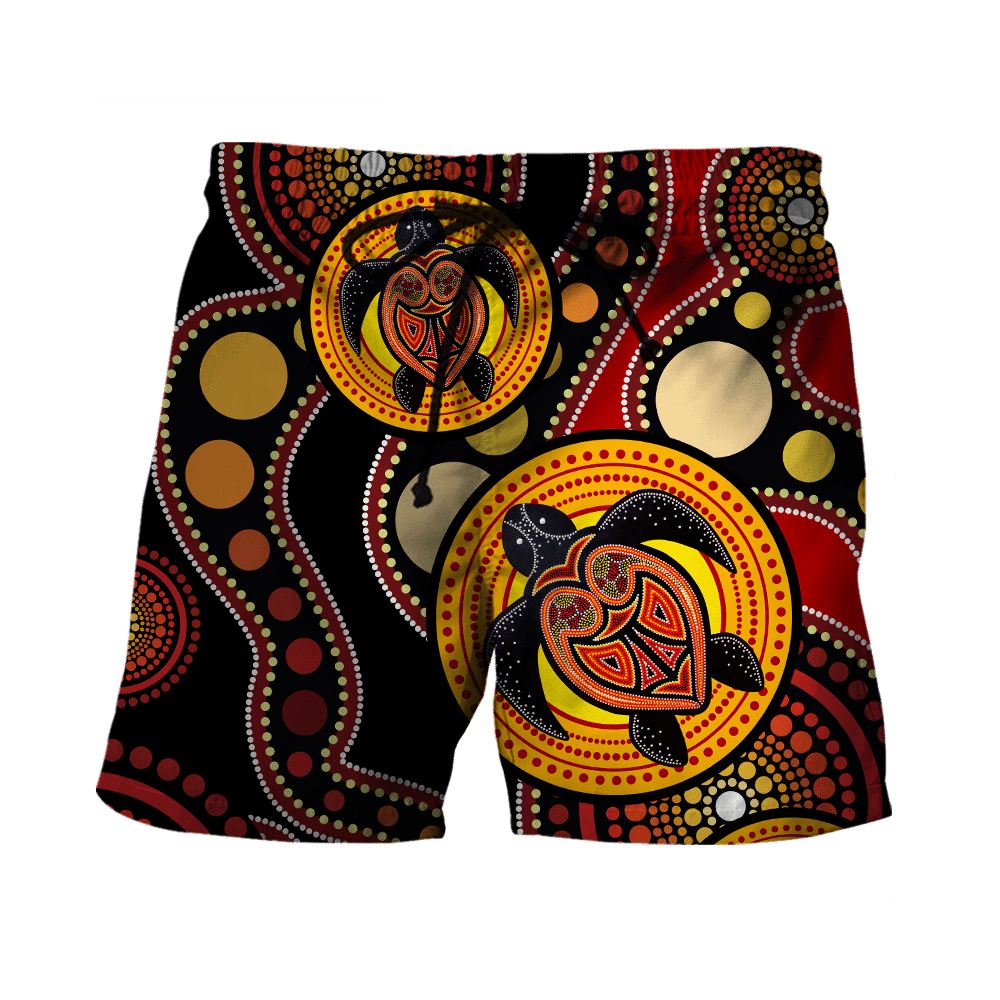 Aboriginal Australia Indigenous Turtles Painting Art shirts for men and women TR2606202S - Amaze Style�?�-Apparel