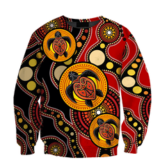 Aboriginal Australia Indigenous Turtles Painting Art shirts for men and women TR2606202S - Amaze Style�?�-Apparel