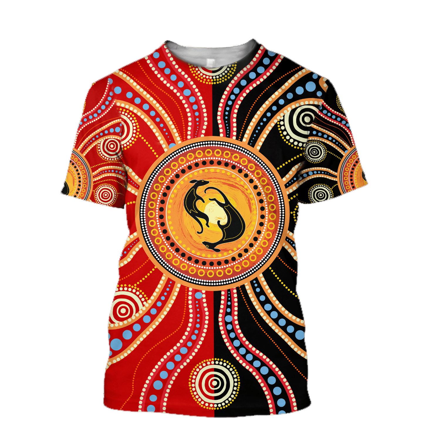 Aboriginal Kangaroo Australia Indigenous Painting Art shirts for men and women - Amaze Style�?�-Apparel