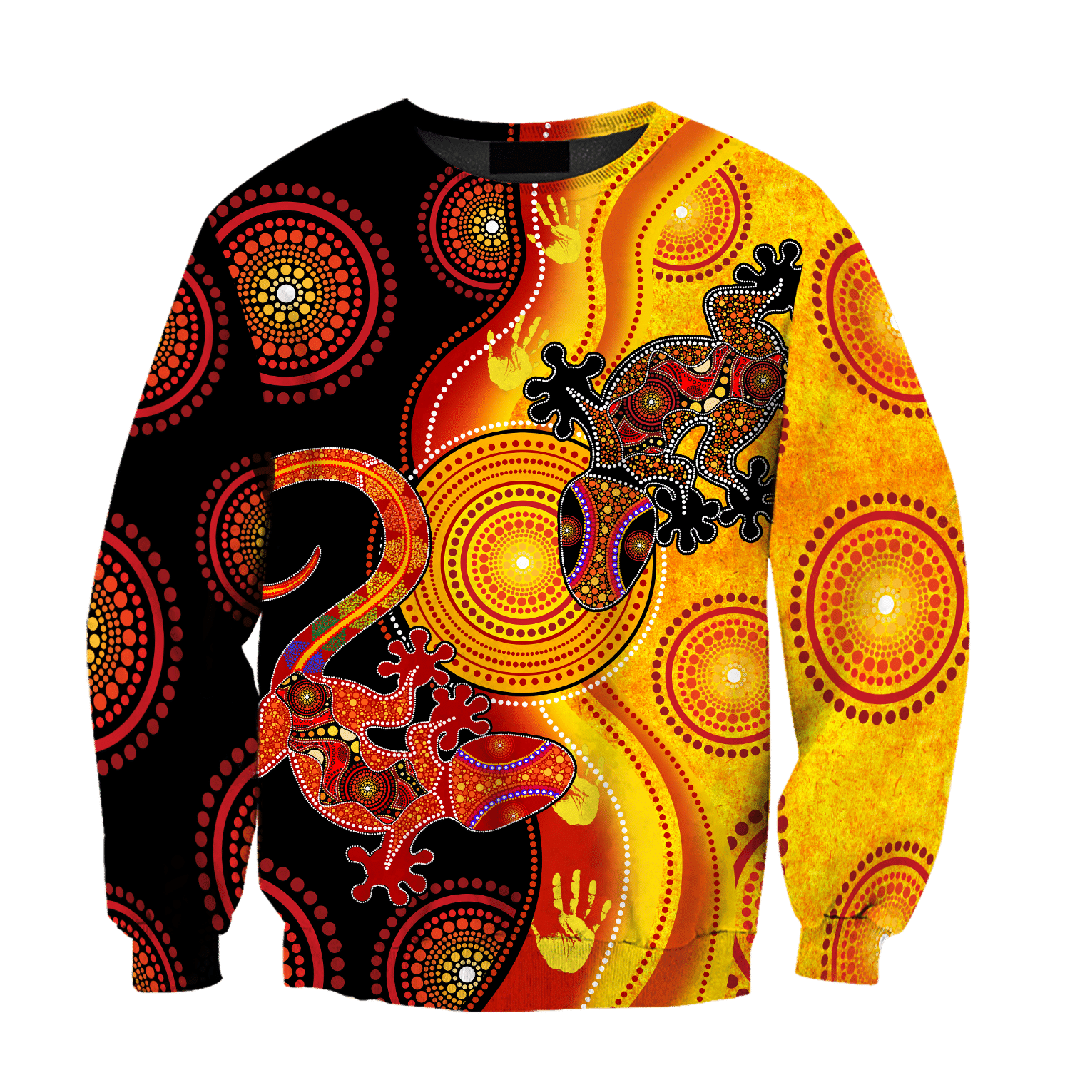 Aboriginal Australia Indigenous Lizards and the Sun shirts for men and women - Amaze Style�?�