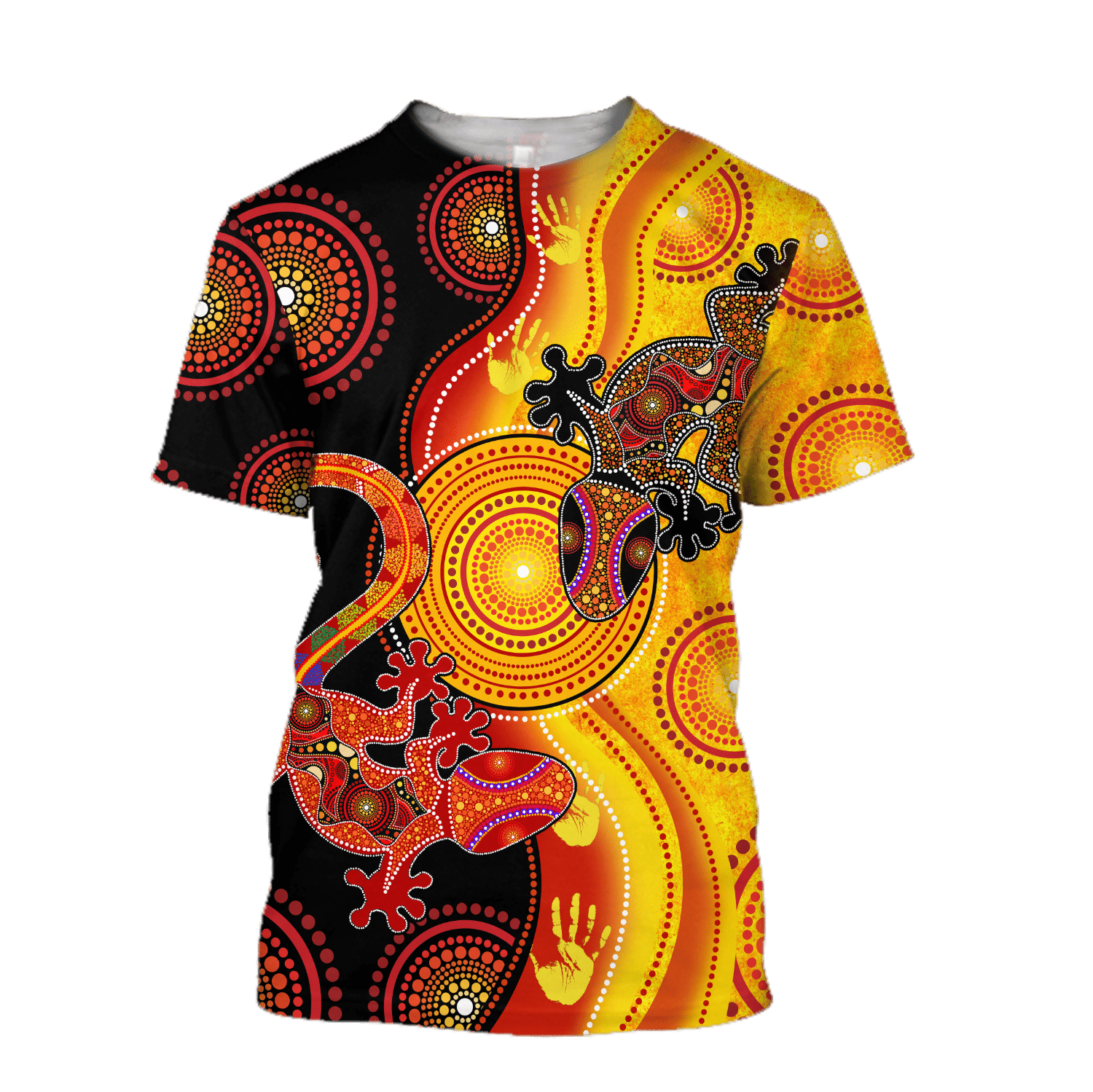 Aboriginal Australia Indigenous Lizards and the Sun shirts for men and women - Amaze Style�?�