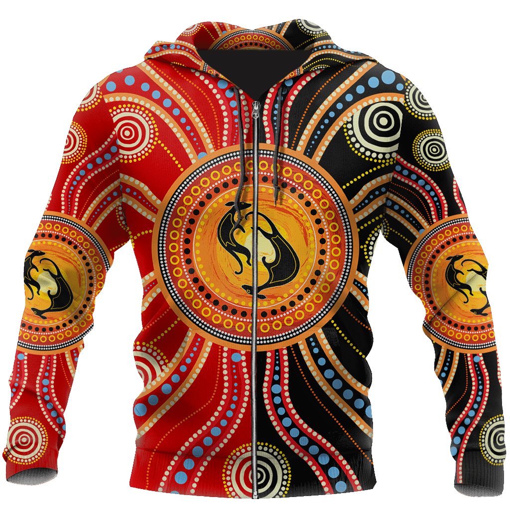 Aboriginal Kangaroo Australia Indigenous Painting Art shirts for men and women - Amaze Style�?�-Apparel