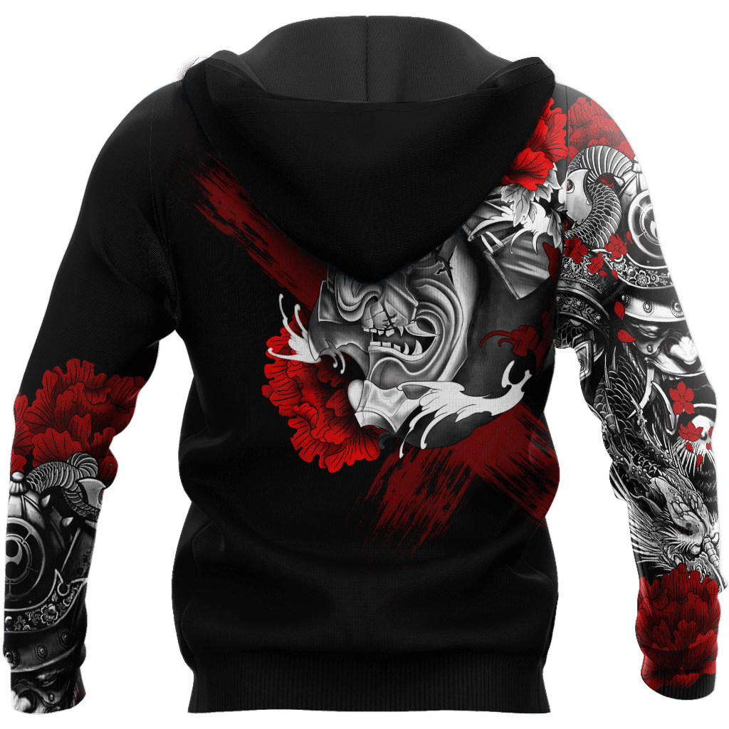 Premium 3D Printed Samurai Tatoo Shirts MEI - Amaze Style�?�