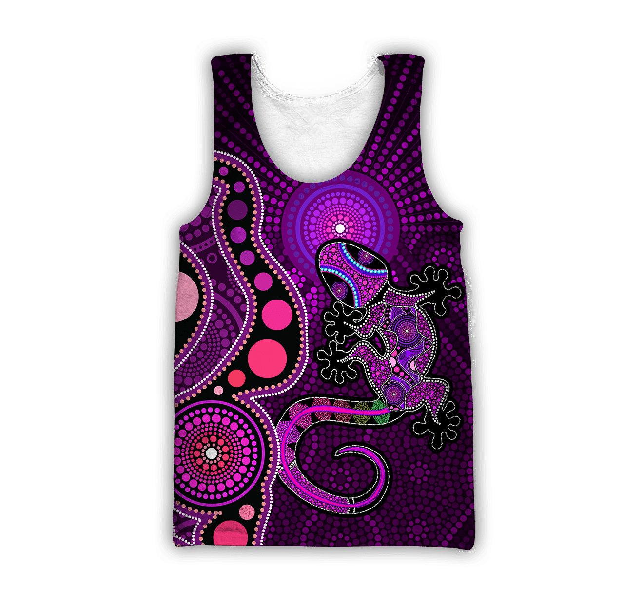 Aboriginal Australia Indigenous Purple The Lizard and The Sun shirts for men and women - Amaze Style�?�-Apparel