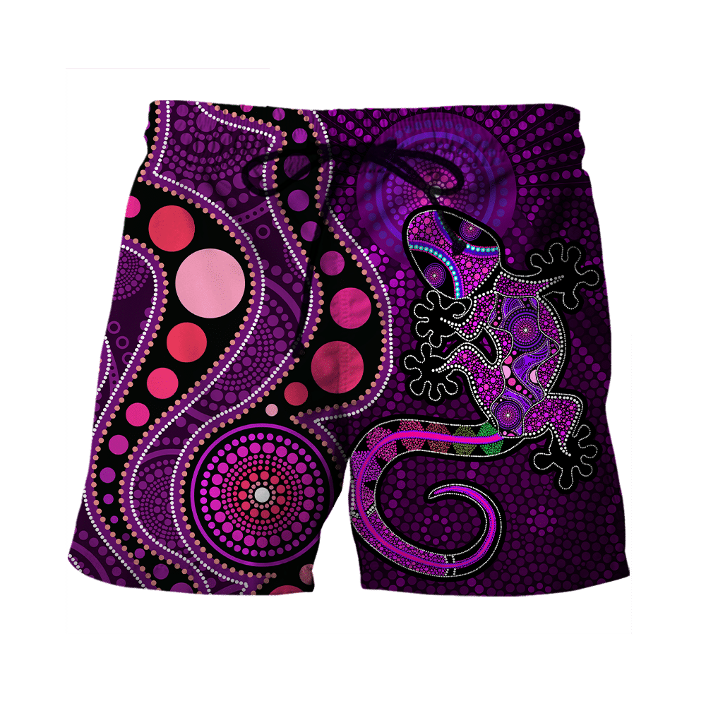 Aboriginal Australia Indigenous Purple The Lizard and The Sun shirts for men and women - Amaze Style�?�-Apparel