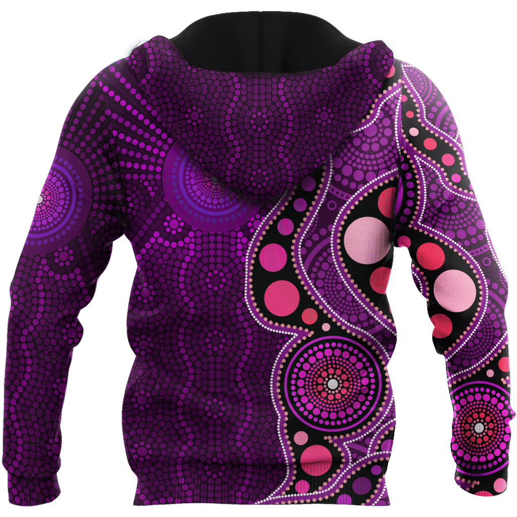 Aboriginal Australia Indigenous Purple The Lizard and The Sun shirts for men and women - Amaze Style�?�-Apparel