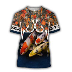 Koi Fishing Camo 3D all over printing shirts for men and women TR110203 - Amaze Style�?�-Apparel