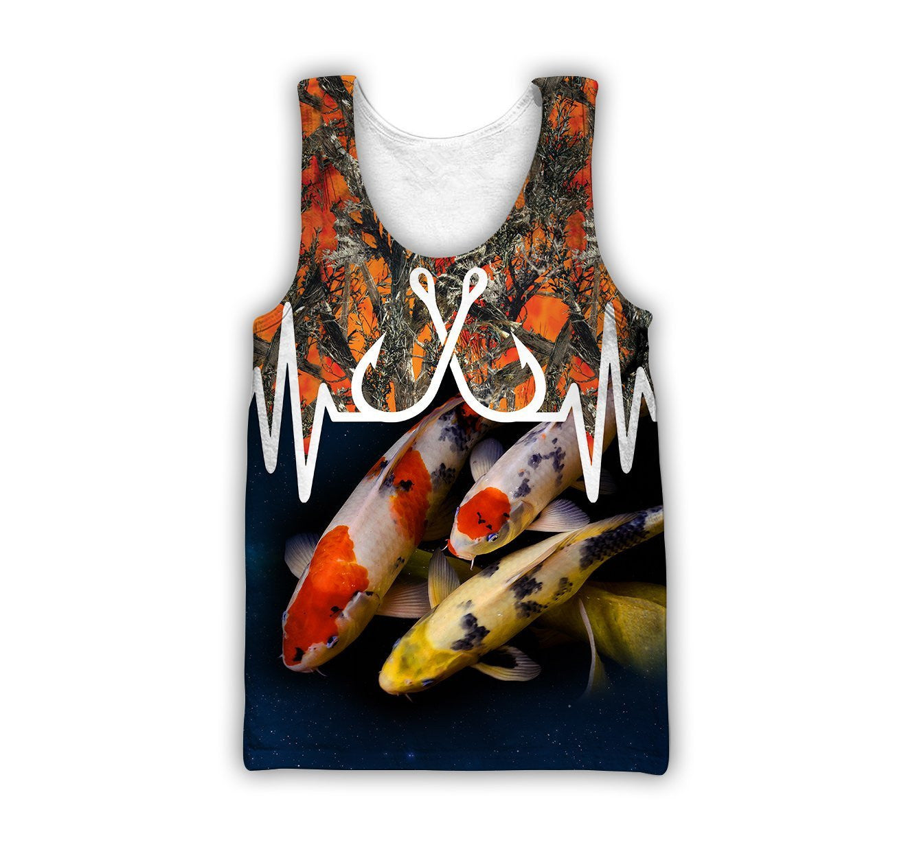 Koi Fishing Camo 3D all over printing shirts for men and women TR110203 - Amaze Style�?�-Apparel