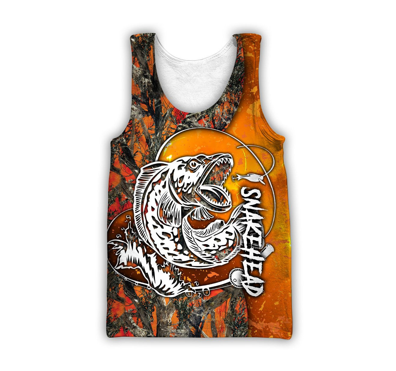 Snakehead Fishing Orange camo Women's Men's clothing TR2604203 - Amaze Style�?�-Apparel