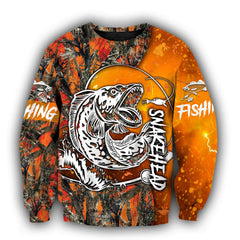 Snakehead Fishing Orange camo Women's Men's clothing TR2604203 - Amaze Style�?�-Apparel