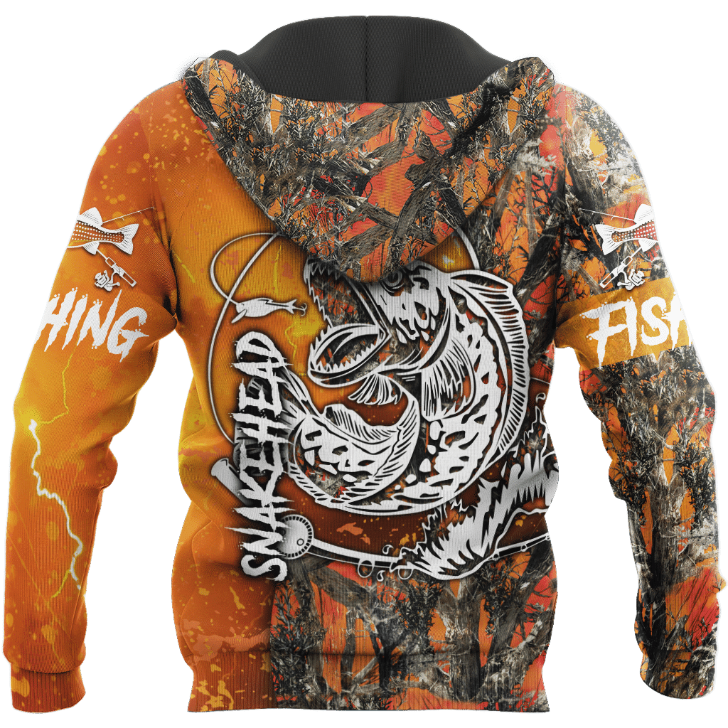 Snakehead Fishing Orange camo Women's Men's clothing TR2604203 - Amaze Style�?�-Apparel