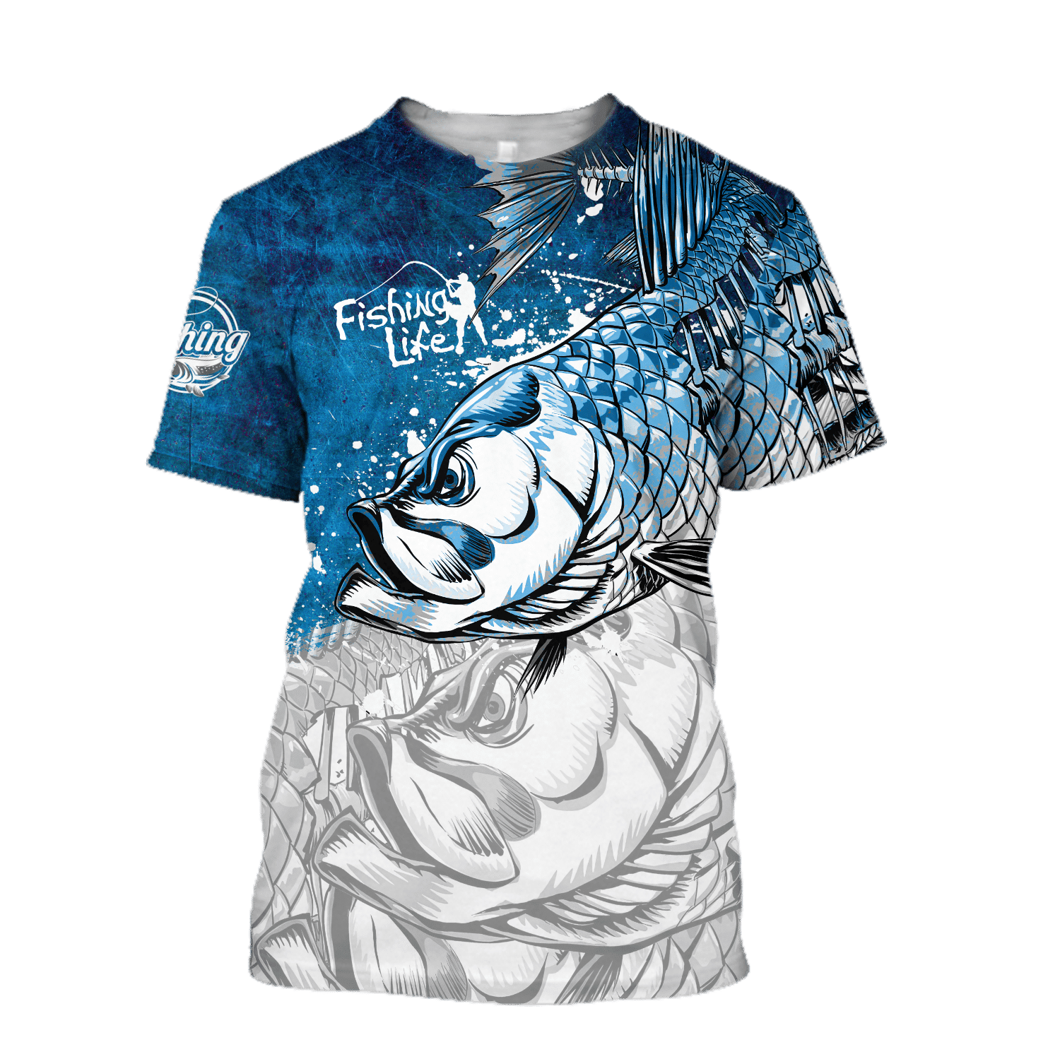 Fishing Life Draw Hungry fish 3d print shirts - Amaze Style�?�-Apparel