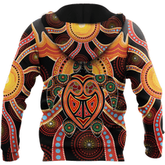 Aboriginal Turtle Touch the Sun Australia Indigenous Painting Art shirts for men and women - Amaze Style�?�-Apparel