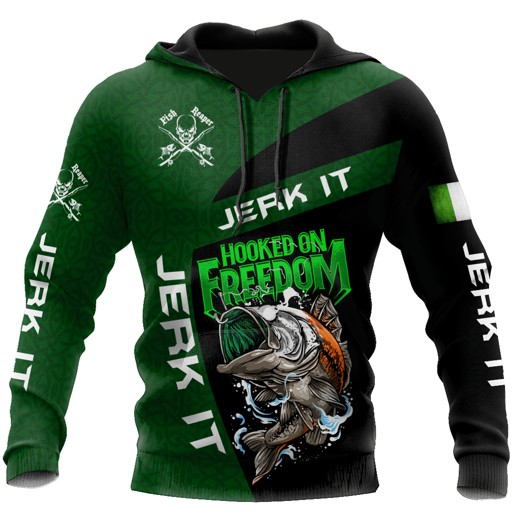 Ireland Fishing St.Patrick day Irish 3D print shirt - Amaze Style�?�-Apparel