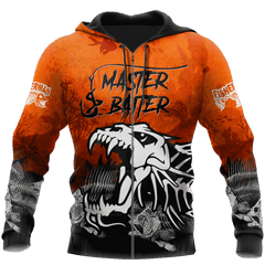 Master Baiter fishing custom name orange design 3d print shirts - Amaze Style�?�-Apparel