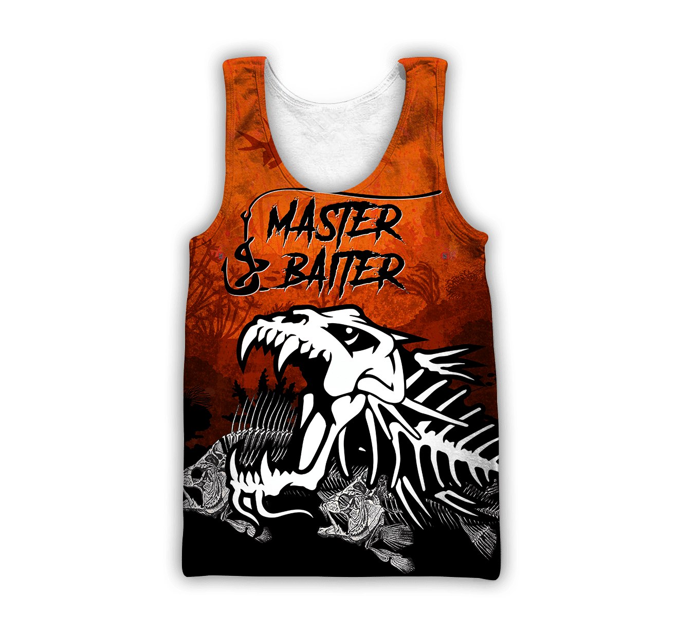 Master Baiter fishing custom name orange design 3d print shirts - Amaze Style�?�-Apparel