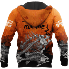 Master Baiter fishing custom name orange design 3d print shirts - Amaze Style�?�-Apparel