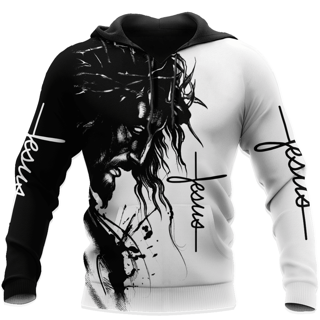 Premium Unisex All Over Printed Jesus Trucker Shirts Hoodie