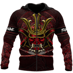 Premium 3D Printed Personalized Unisex Samurai Shirts Hoodie