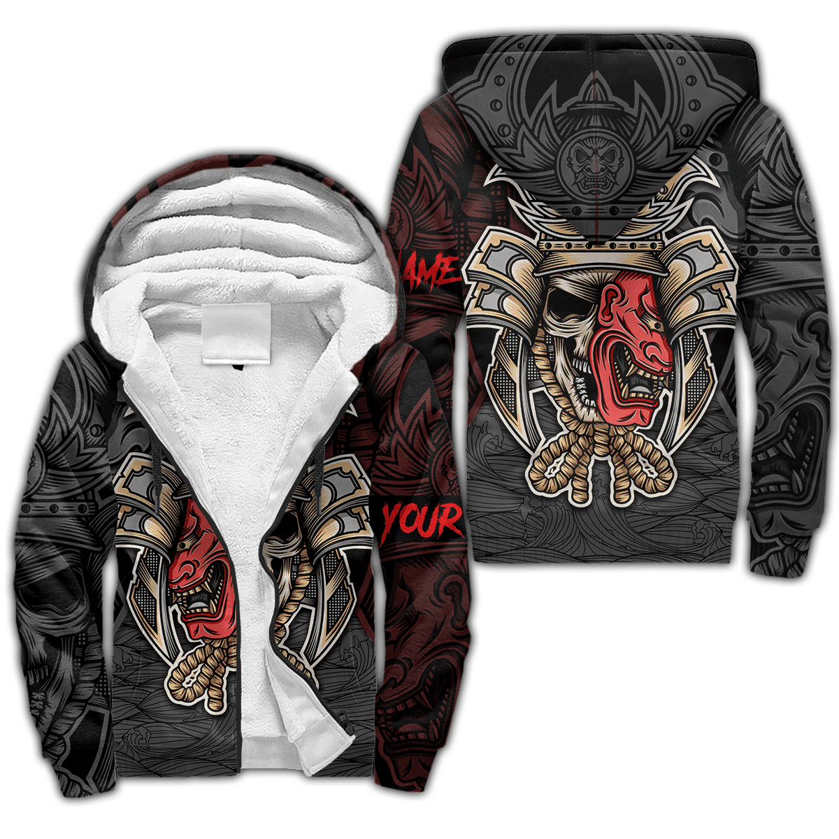 Premium Personalized 3D Printed Oni Samurai Shirts - Amaze Style�?�