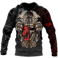 Premium Personalized 3D Printed Oni Samurai Shirts Hoodie