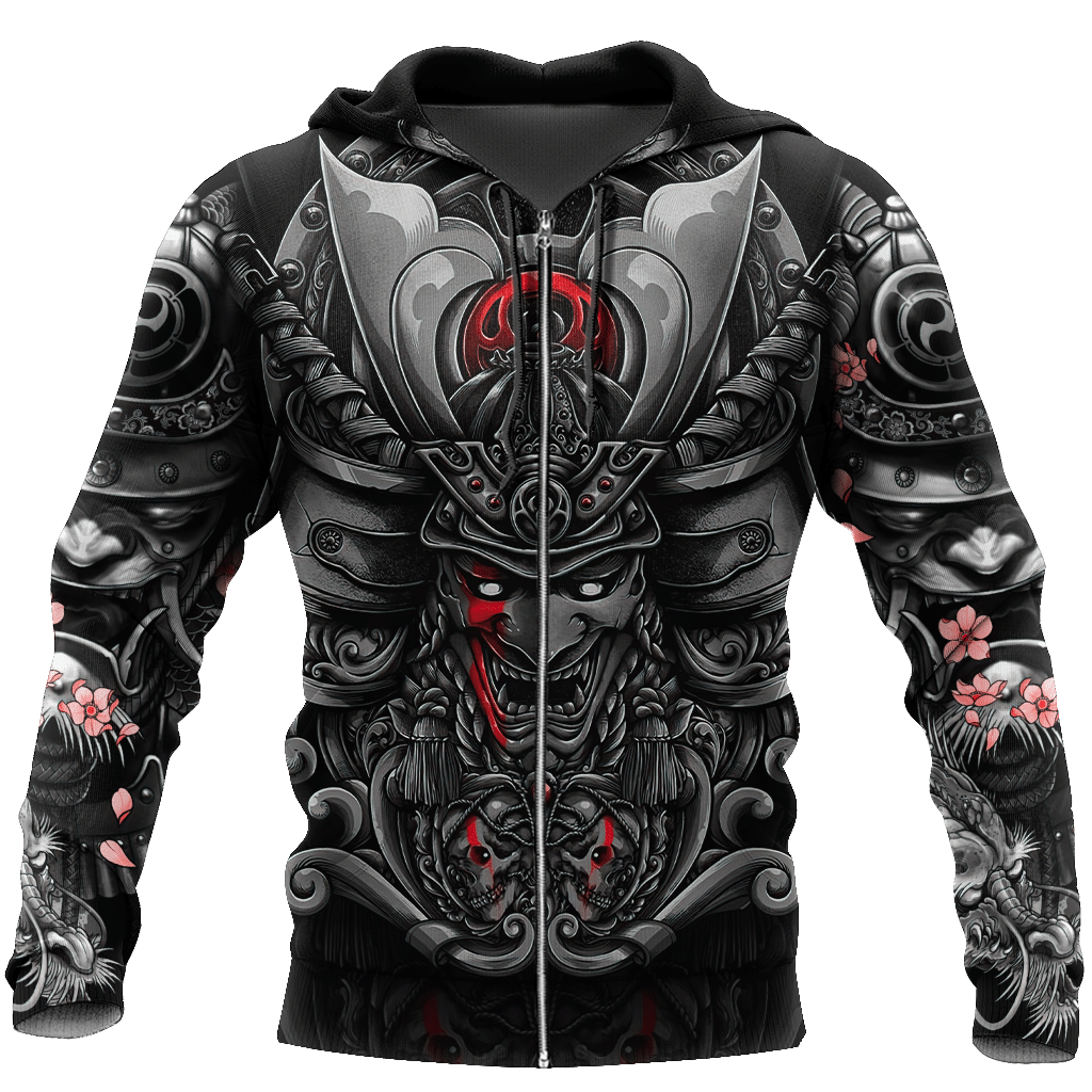 Premium Samurai Unisex 3D All Over Printed Shirts Hoodie