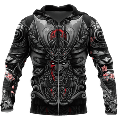 Premium Samurai Unisex 3D All Over Printed Shirts Hoodie