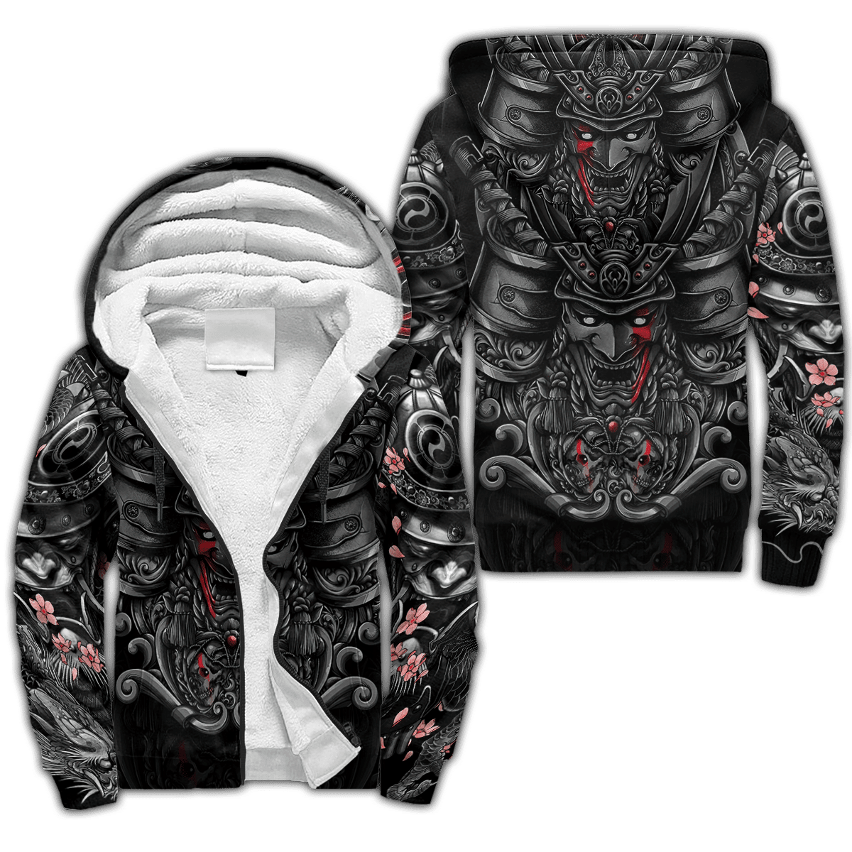 Premium Samurai Unisex 3D All Over Printed Shirts Hoodie