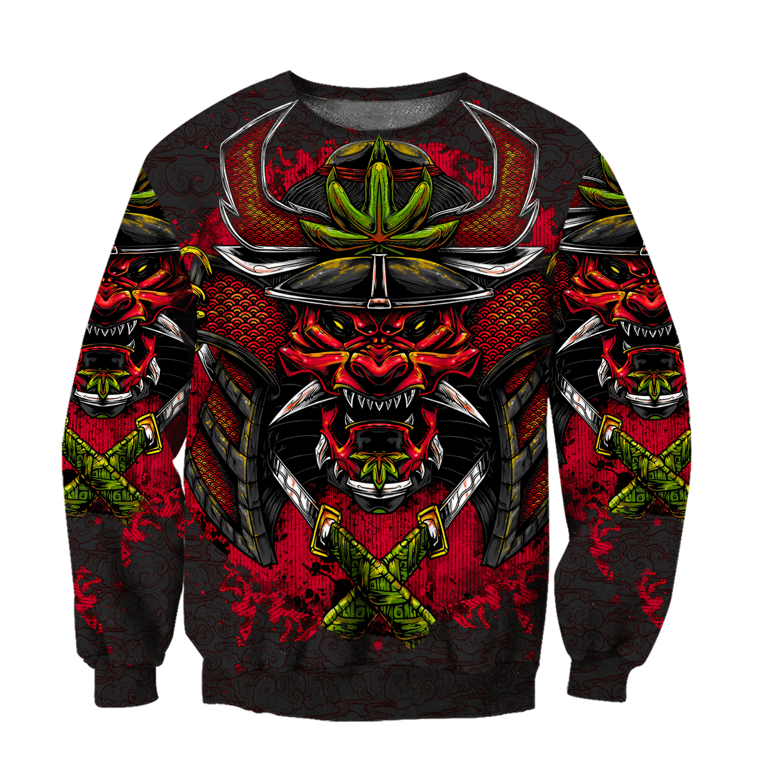 Premium Unisex All Over Printed Samurai Shirts Hoodie