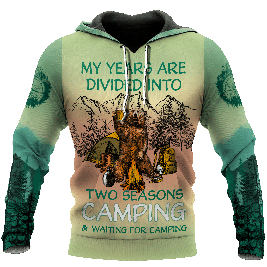 Beautiful All Over Printed Camping Hoodie For Men And Women Pi01092003-MEI - Amaze Style�?�-Apparel