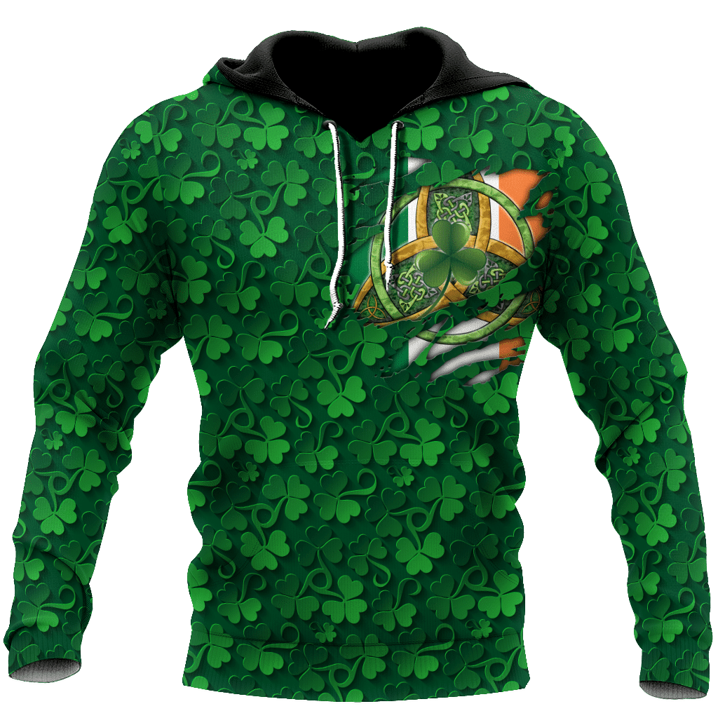 Premium Unisex All Over Printed Irish Symbols Shirts Hoodie