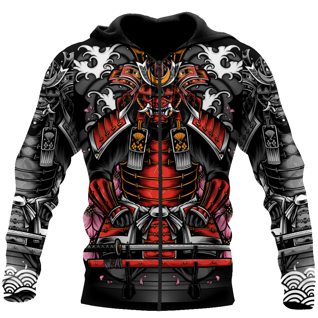 Premium 3D Printed Unisex Samurai Shirts Hoodie