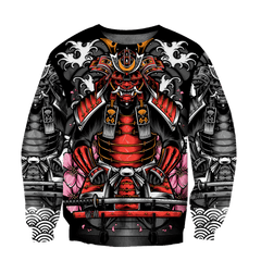 Premium 3D Printed Unisex Samurai Shirts Hoodie