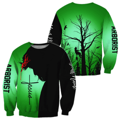 Premium Jesus Arborist Unisex 3D All Over Printed Shirts Hoodie