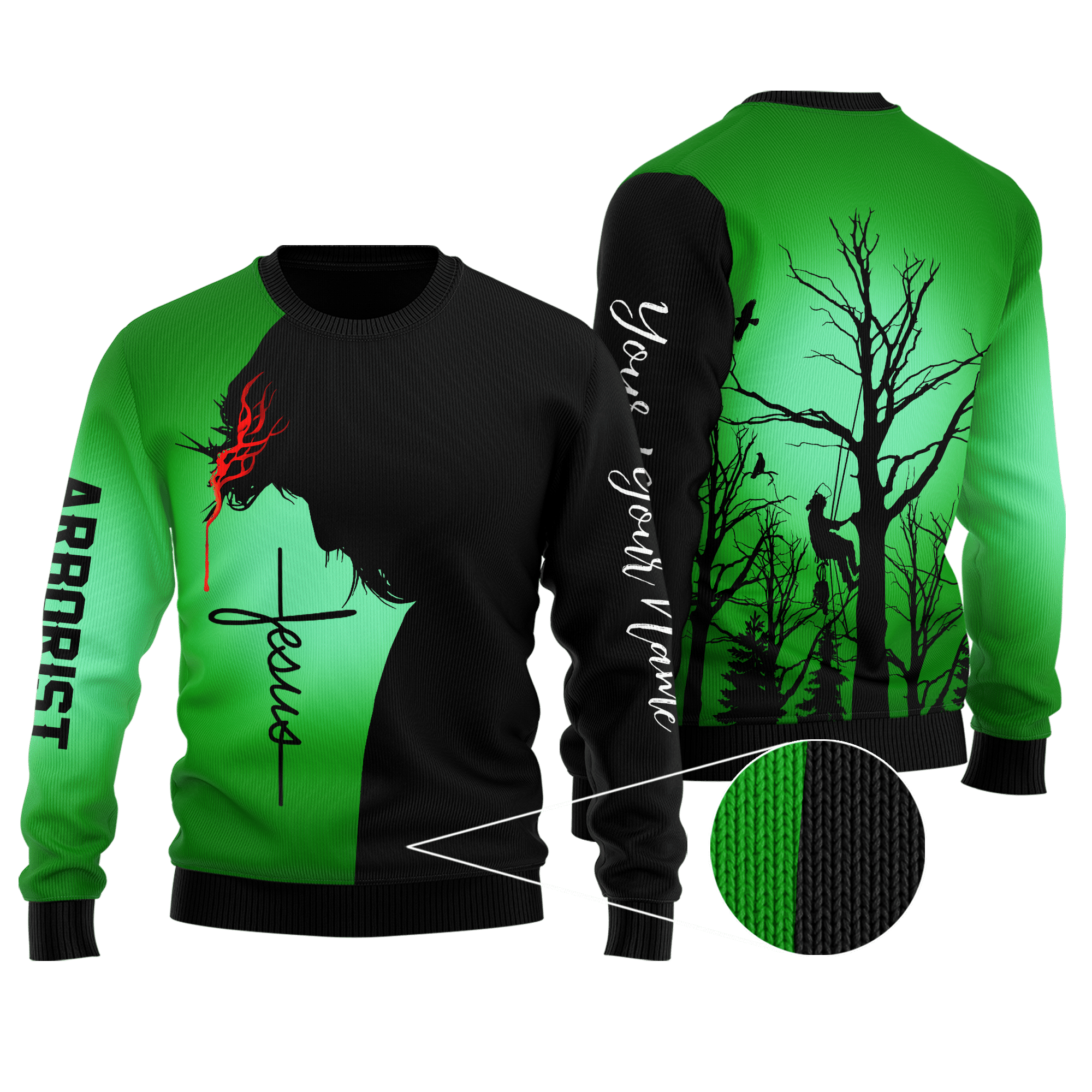 Premium Jesus Arborist Unisex 3D All Over Printed Shirts Hoodie