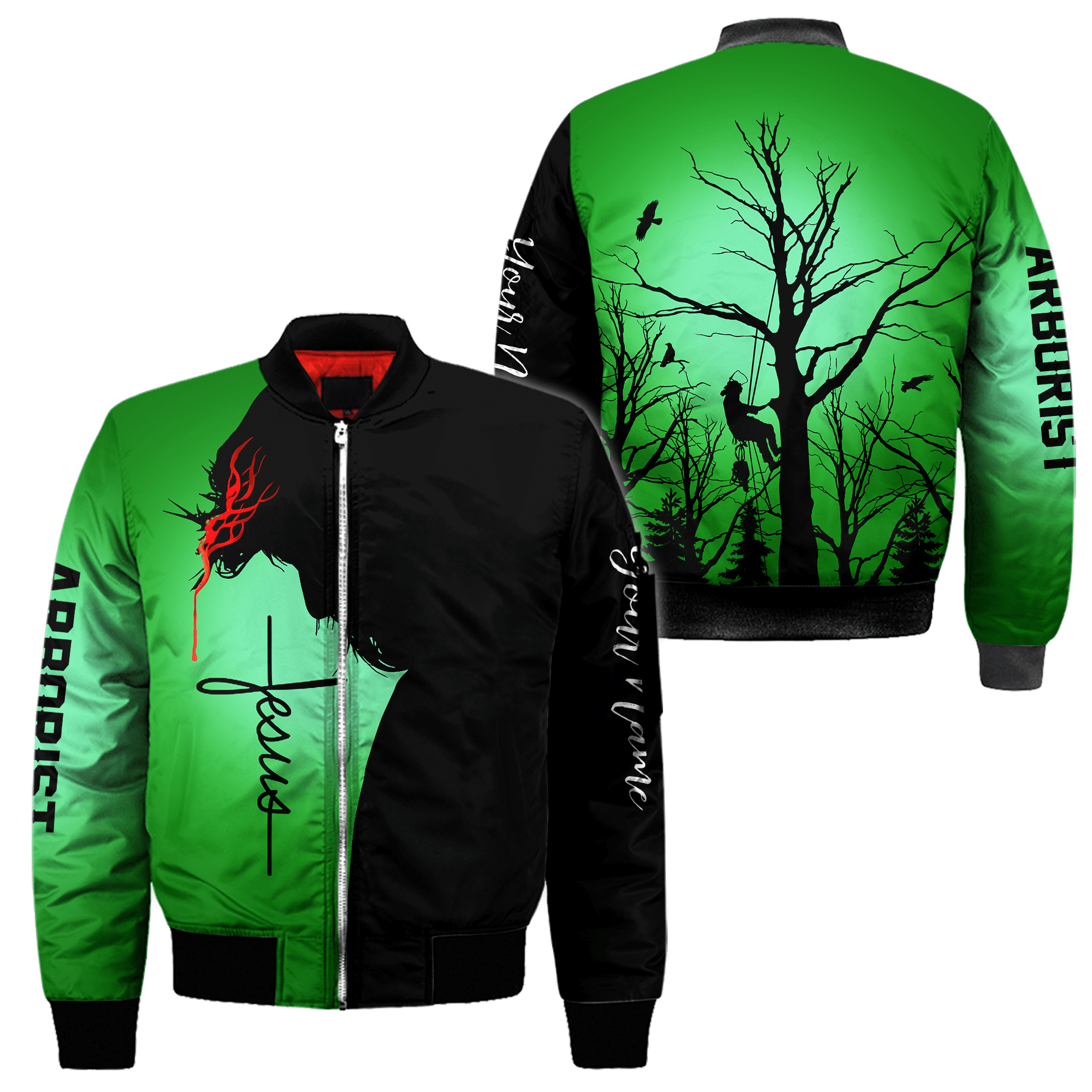 Premium Jesus Arborist Unisex 3D All Over Printed Shirts Hoodie