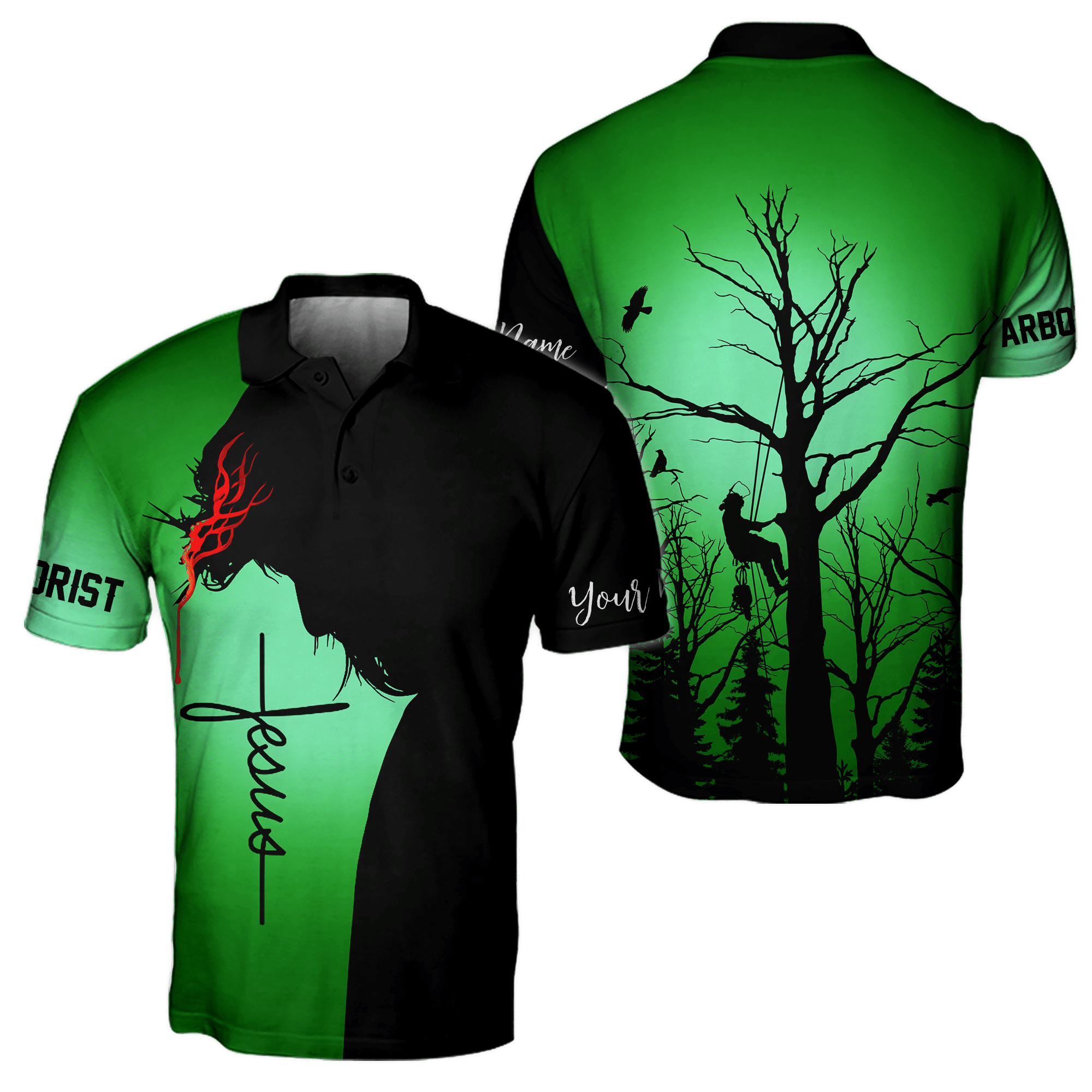 Premium Jesus Arborist Unisex 3D All Over Printed Shirts Hoodie