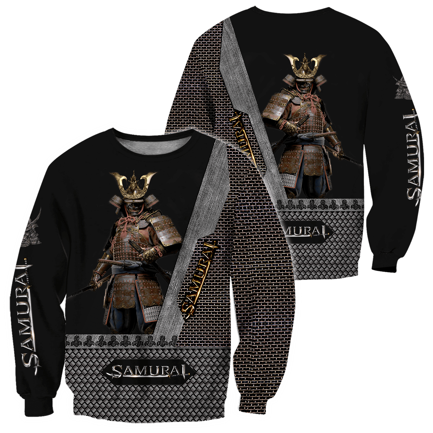 Premium Unisex All Over Printed Samurai Shirts Hoodie