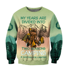 Beautiful All Over Printed Camping Hoodie For Men And Women