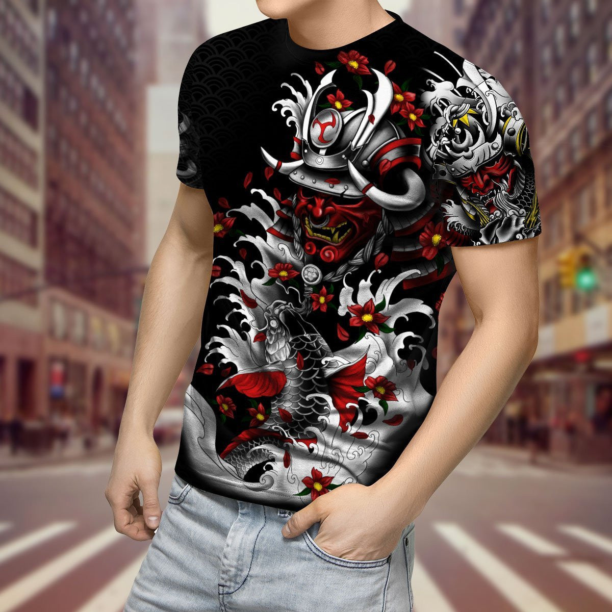 Premium Unisex 3D Printed Samurai Shirts MEI - Amaze Style�?�