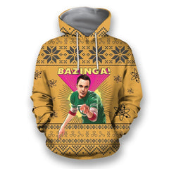 3D All Over Print Bazinga Sweatshirt and Hoodie - Amaze Style�?�