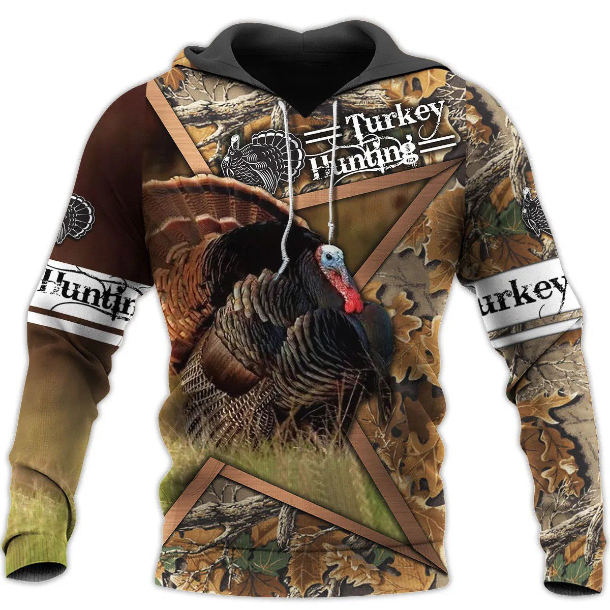 Camo Turkey Hunting Hoodie T-Shirt Sweatshirt for Men and Women NM151102 - Amaze Style�?�-Apparel